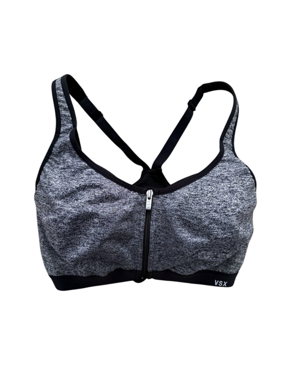 Victoria's Secret VSX Knock-Out Sport Bra Front Zipper 32DDD